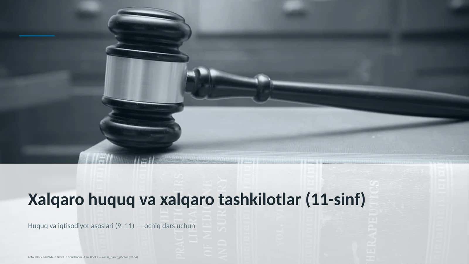 Xalqaro huquq va xalqaro tashkilotlar (11-sinf) 1