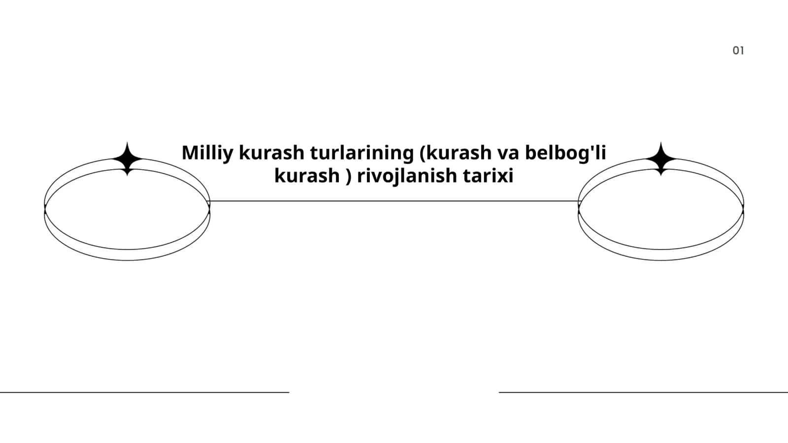 Milliy kurash turlarining (kurash va belbog'li kurash ) rivojlanish tarixi 1