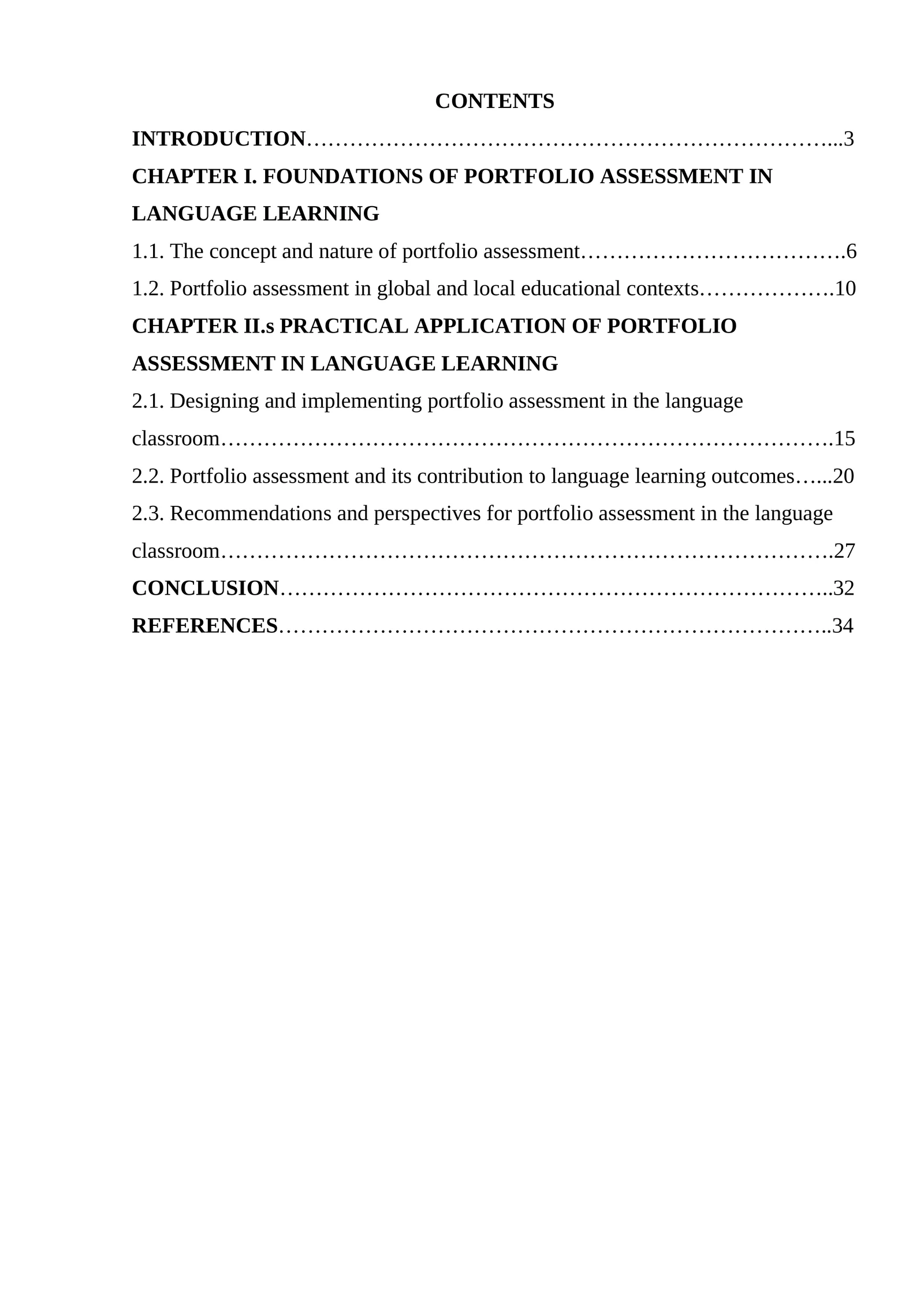 Portfolio Assessment in Language Learning 1