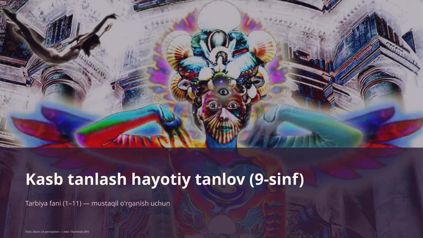 Kasb tanlash hayotiy tanlov (9-sinf) 1