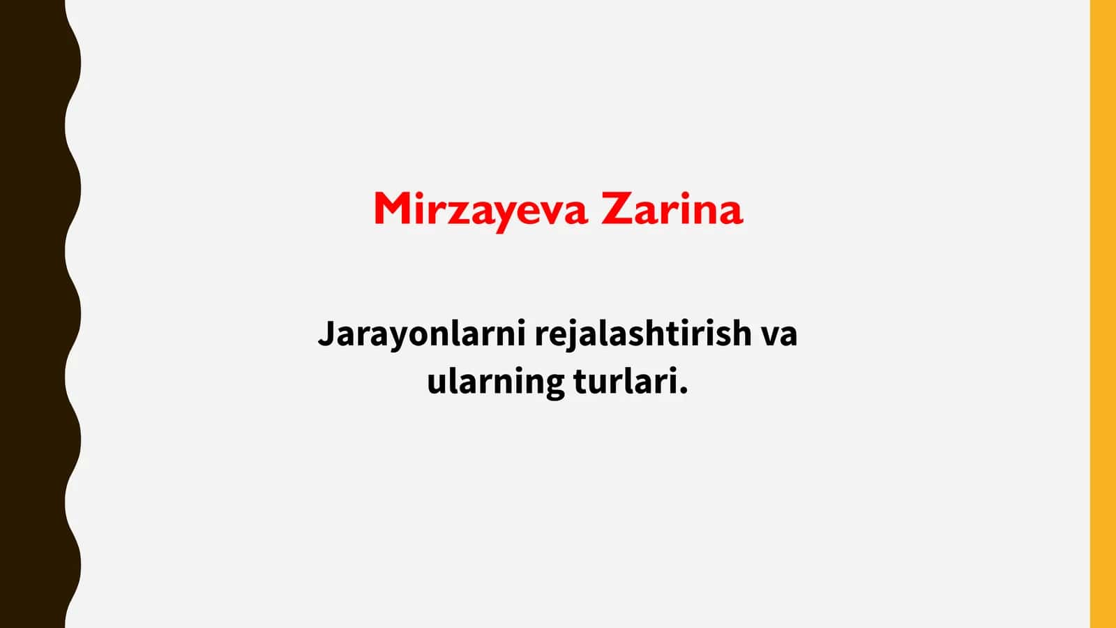 Jarayonlarnirejalashtirishvaularningturlari 1