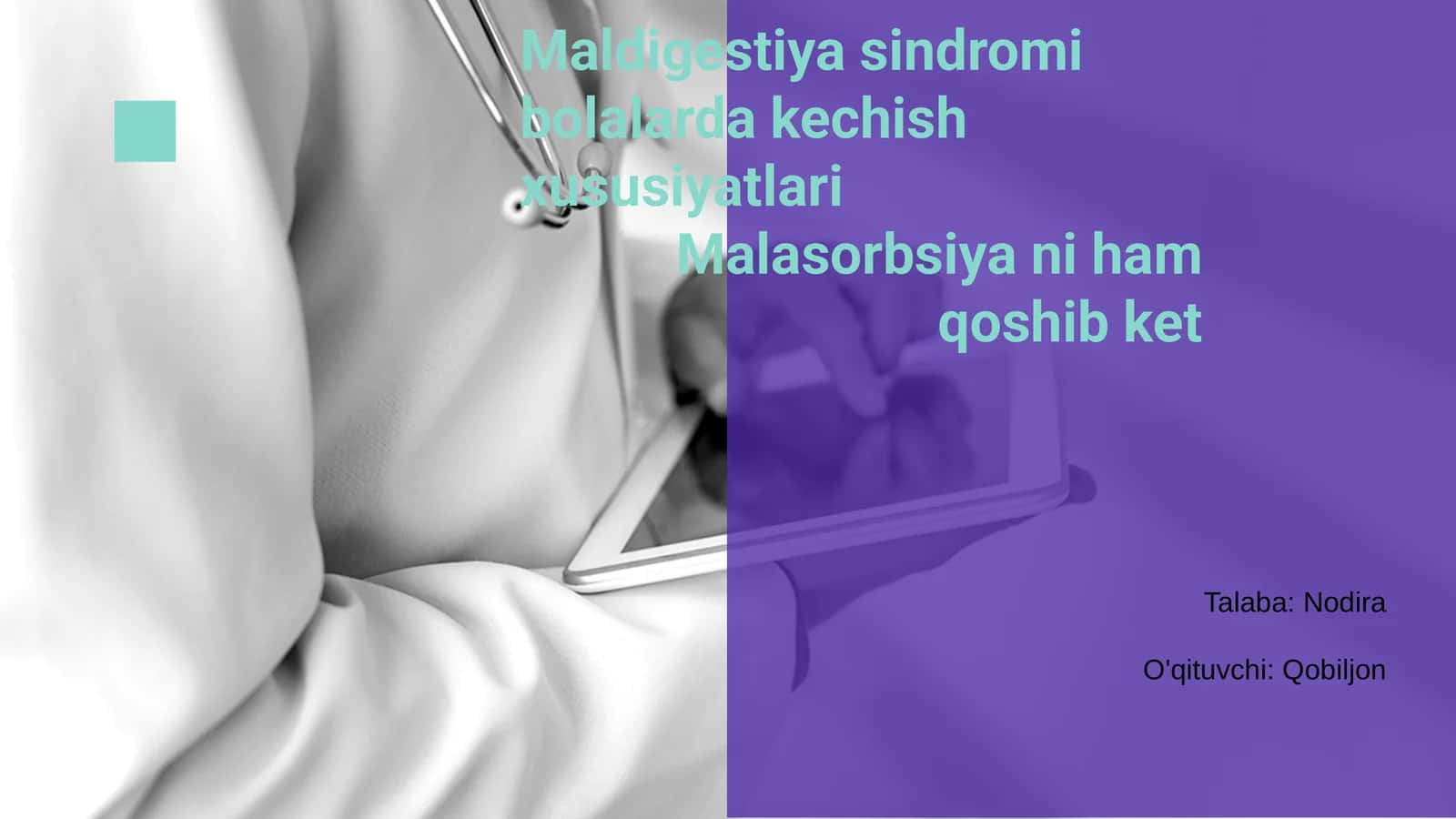 Maldigestiya sindromi 1
