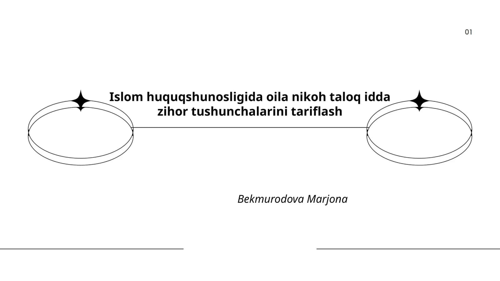 Islom huquqshunosligida oila nikoh taloq idda zihor tushunchalarini tariflash 1