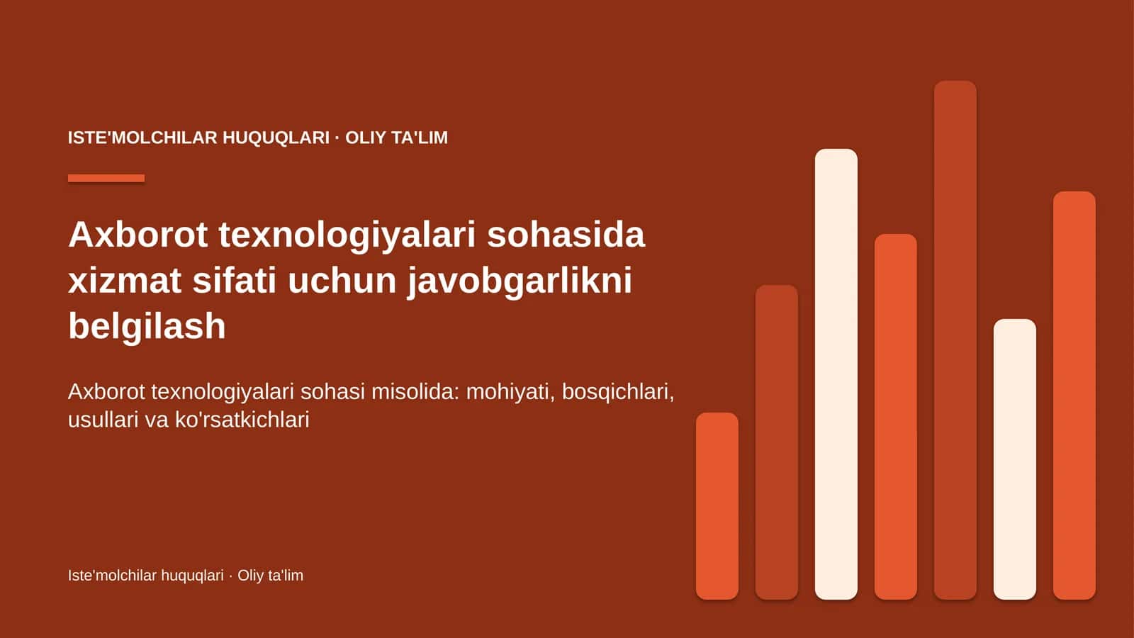axborot texnologiyalari sohasida xizmat sifati uchun javobgarlikni belgilash 5676 1