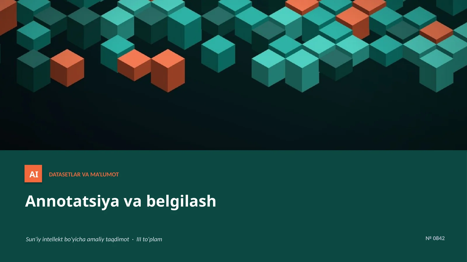 Annotatsiya va belgilash 1