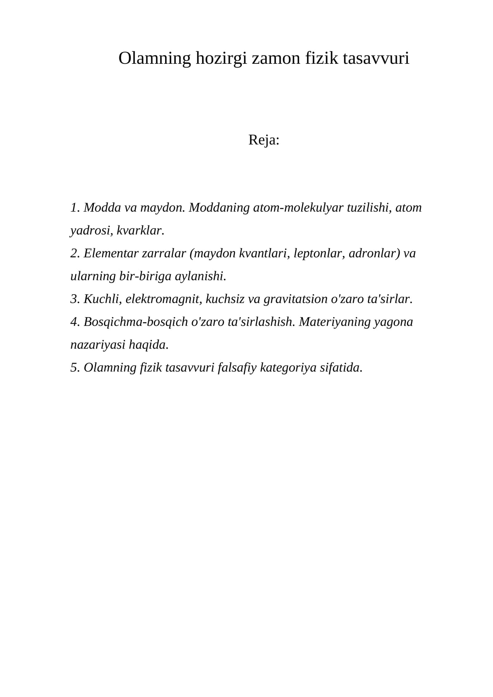 Fizika kursi 1