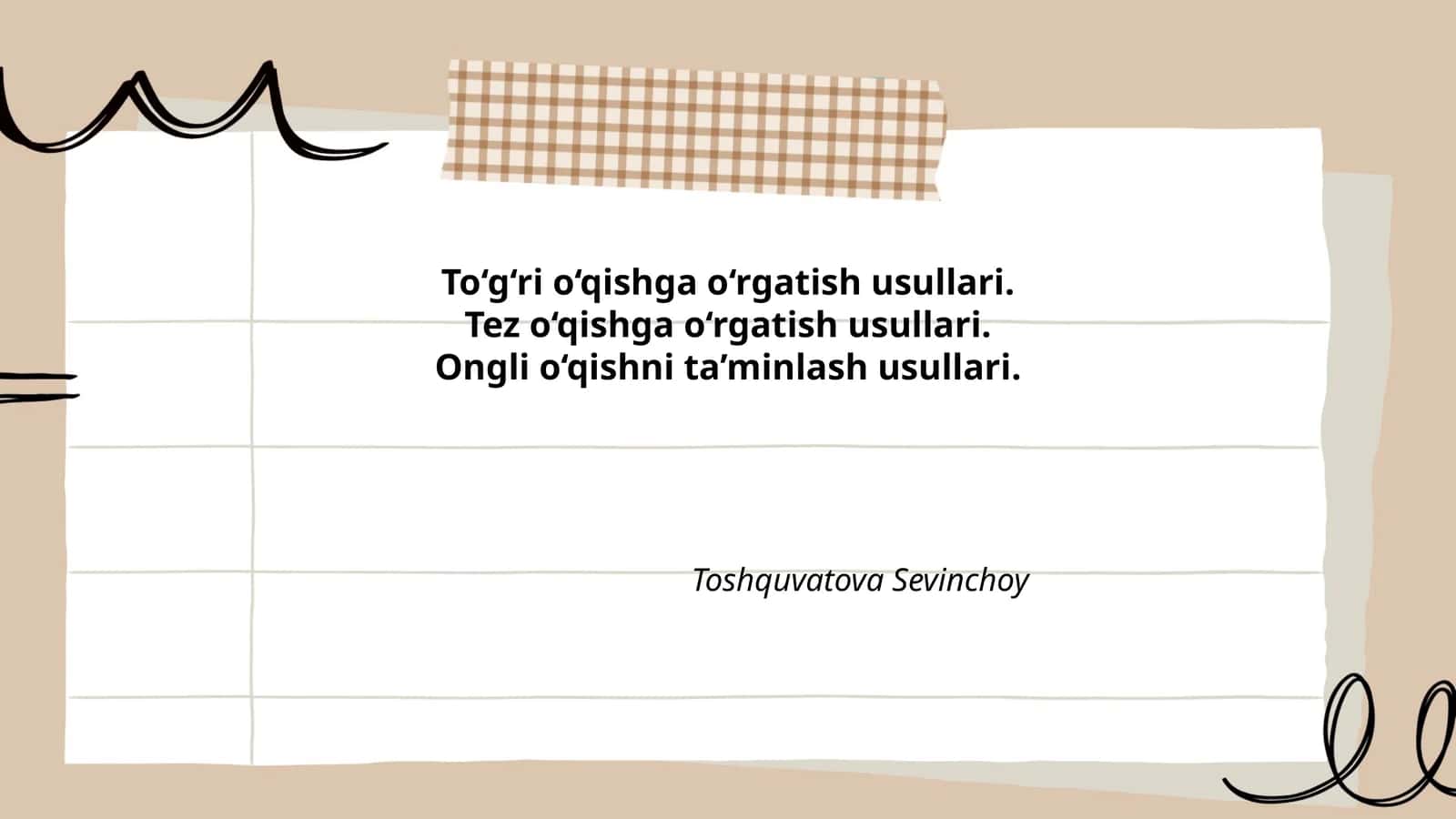 O‘qishga o‘rgatish usullari 1