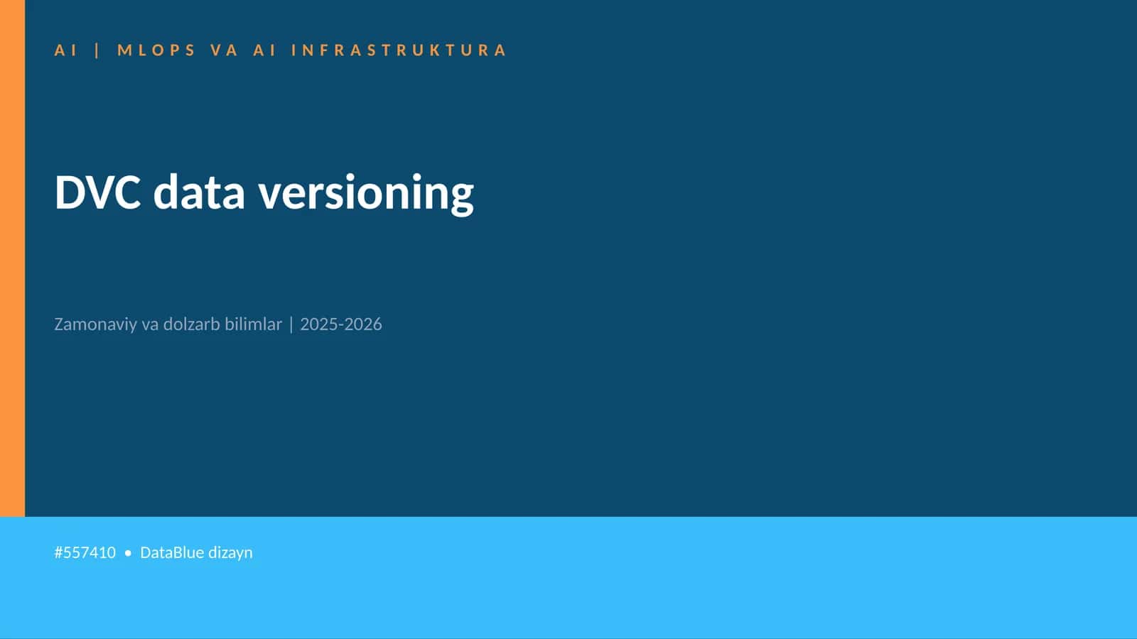 DVC data versioning 1