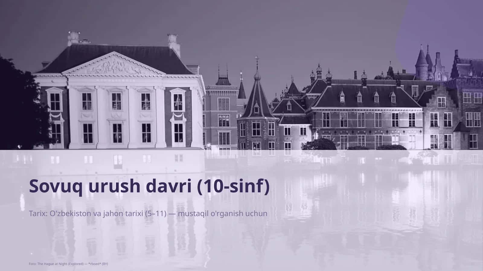 Sovuq urush davri (10-sinf) 1