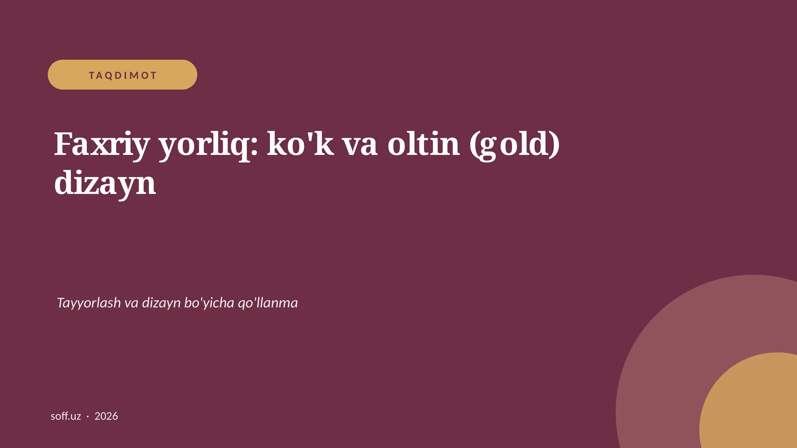 Faxriy yorliq 1