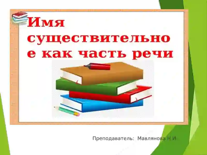 Части речи