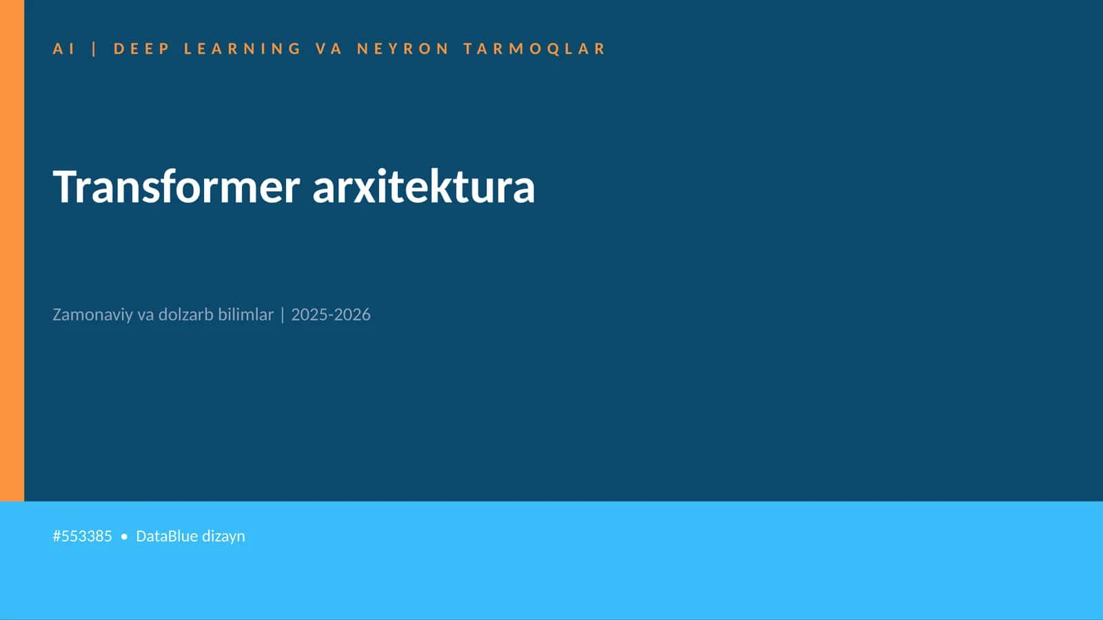 Transformer arxitektura 1