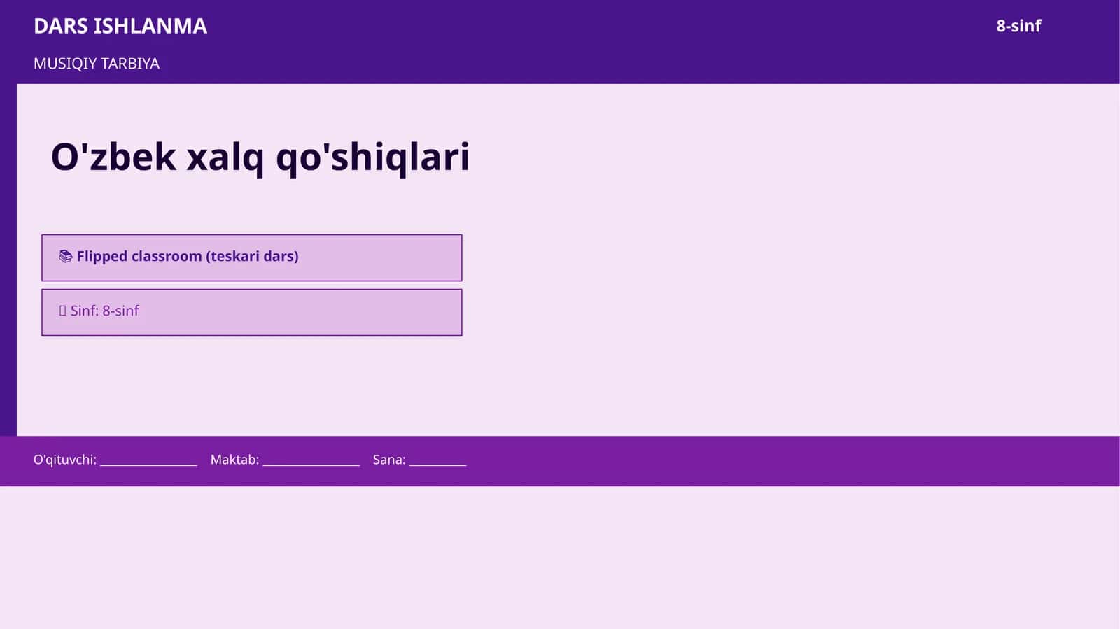 DARS ISHLANMA 1