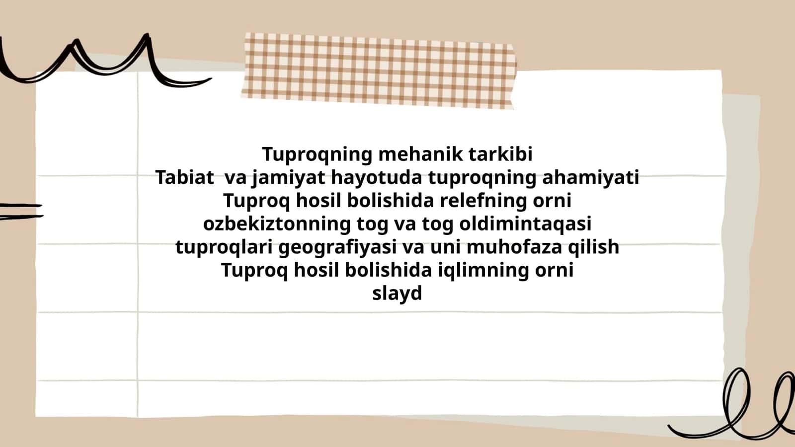 Tuproqning mehanik tarkibi 1