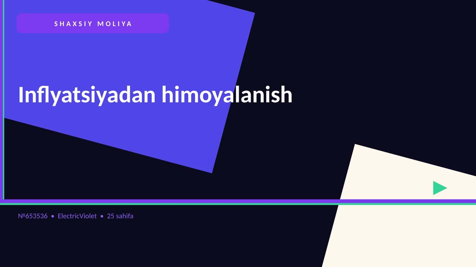 Inflyatsiyadan himoyalanish 2