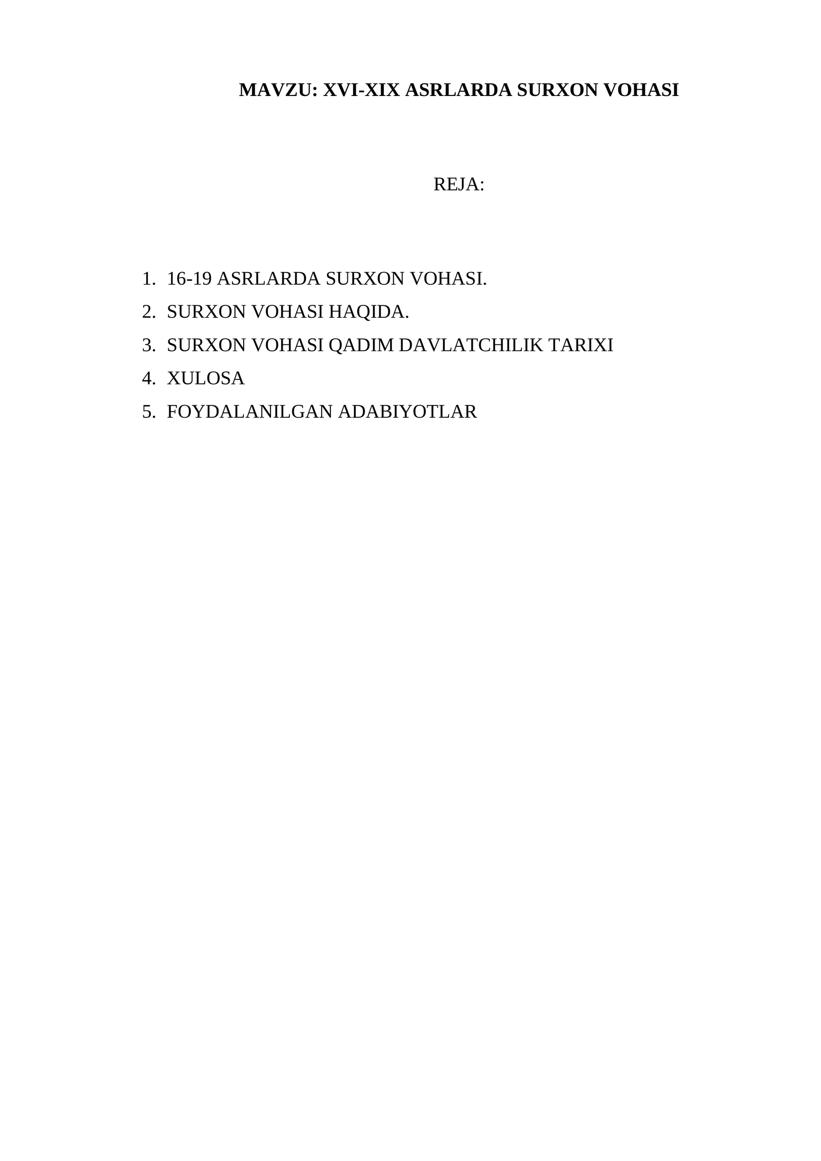 XVI-XIX ASRLARDA SURXON VOHASI 1