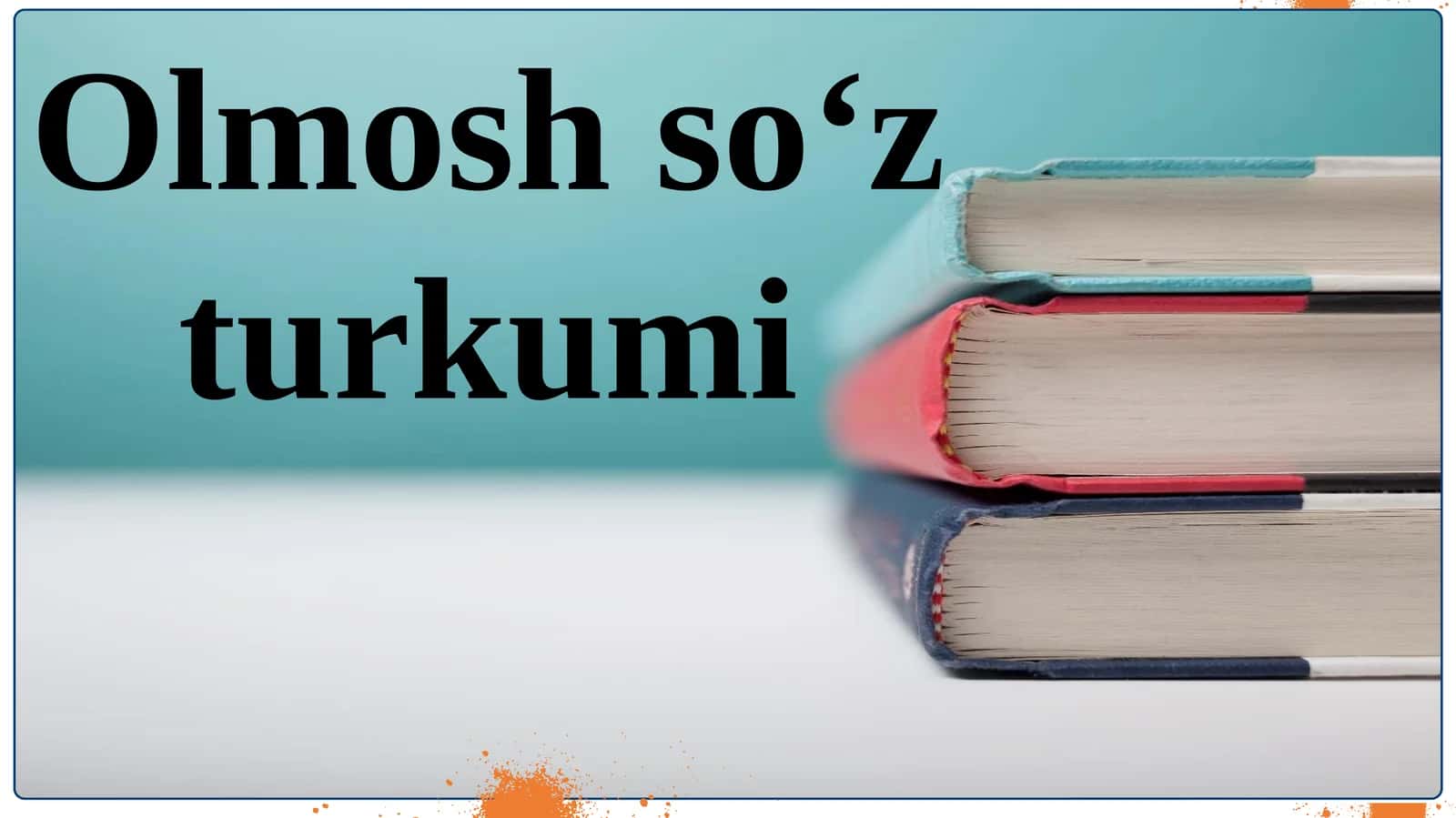 Olmosh so‘z turkumi 1