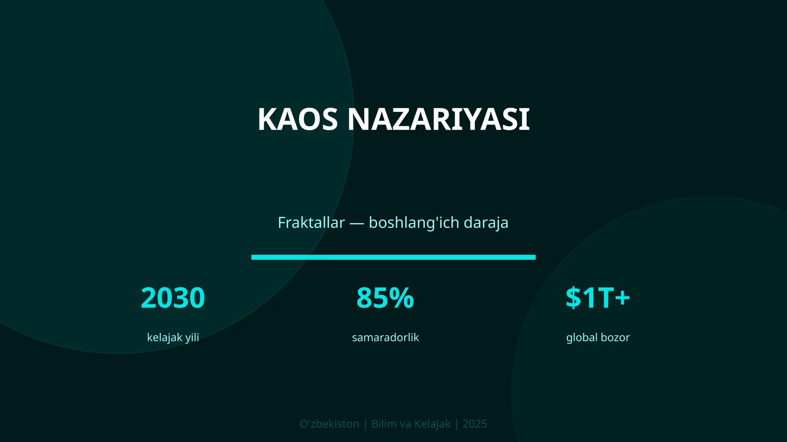 KAOS NAZARIYASI 1