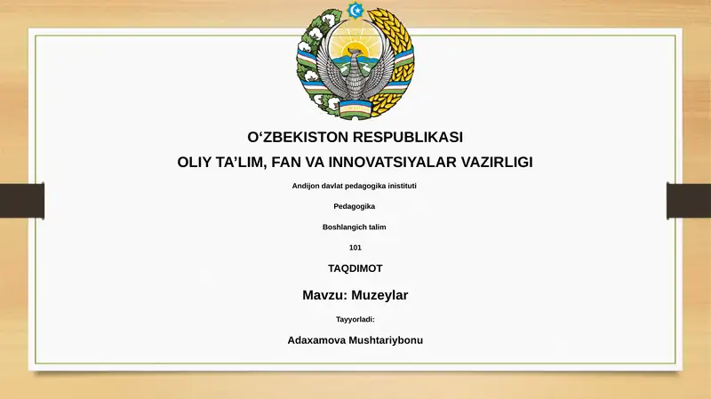 Muzeylar 1