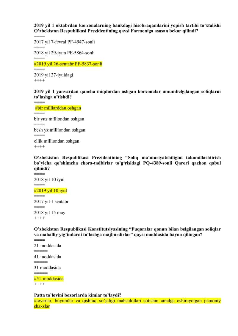 Korxonalarning Bankdagi Hisobraqamlarini Yopish Tartibi 1