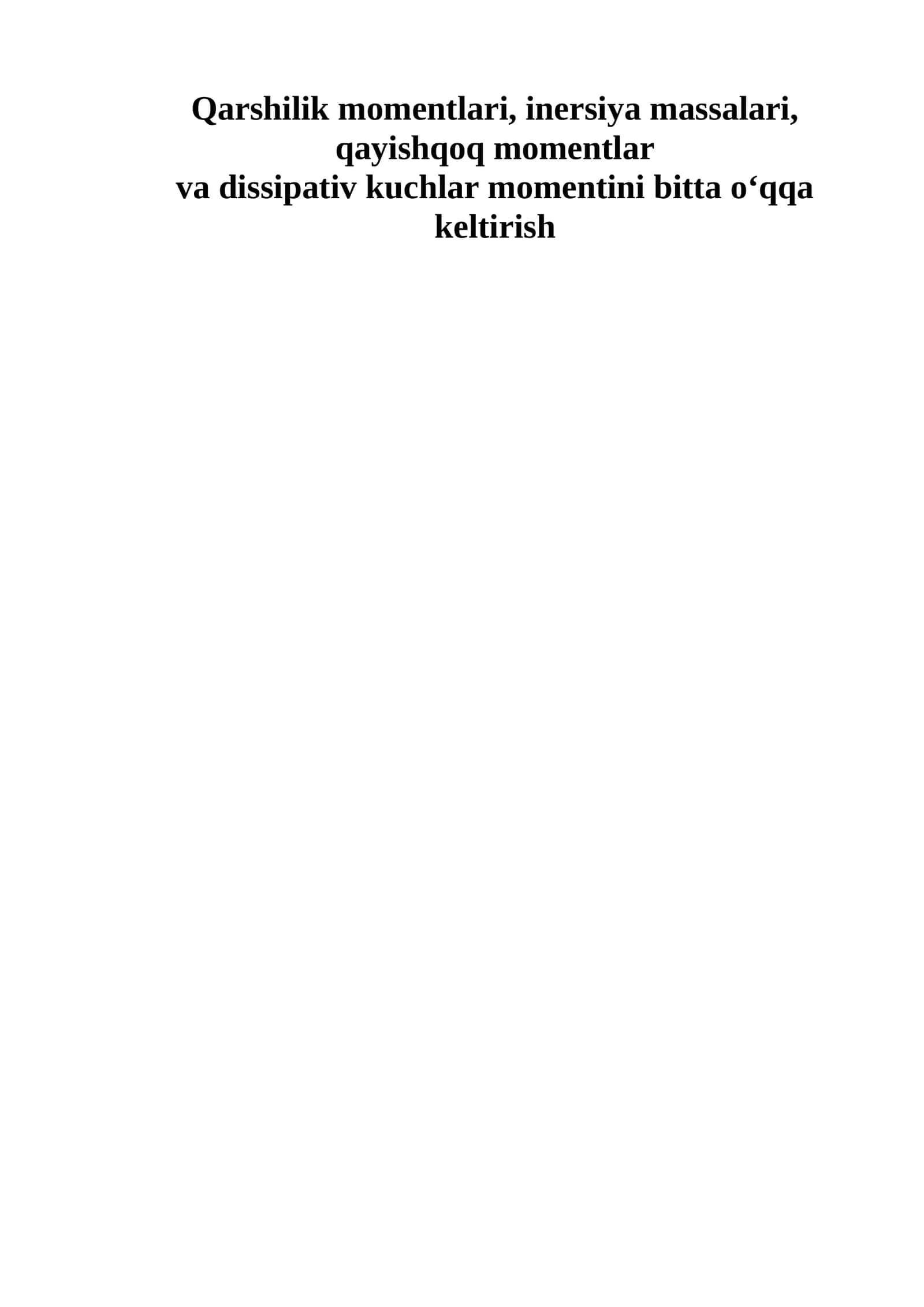 Elektr yuritmaning rivojlanish tendensiyasi 1