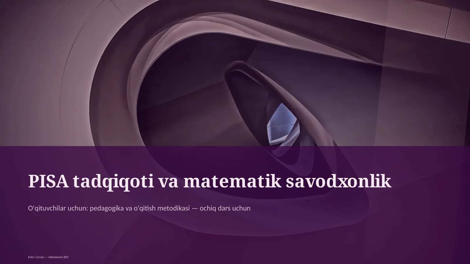 PISA tadqiqoti va matematik savodxonlik 1