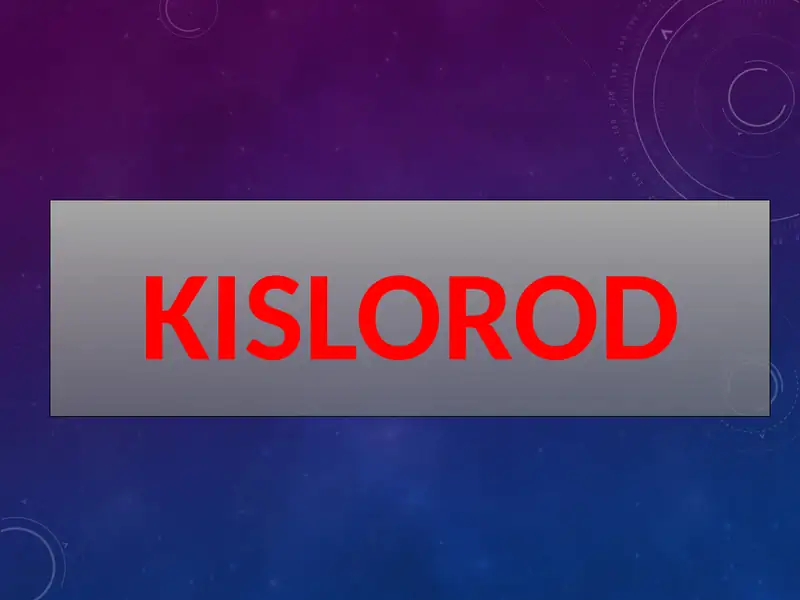 Kislorod 1