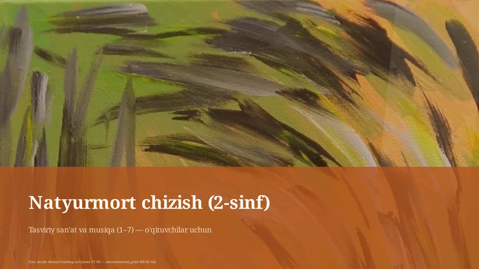 Natyurmort chizish (2-sinf) 1