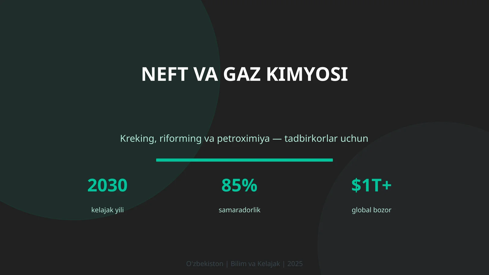 NEFT VA GAZ KIMYOSI 1