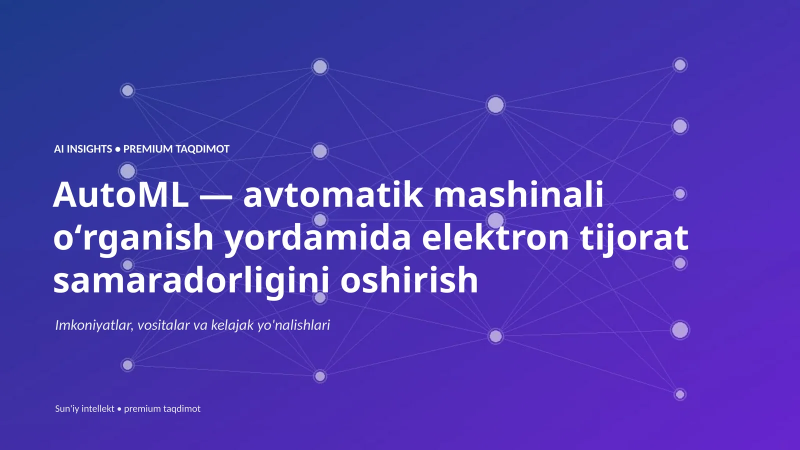 AI INSIGHTS • PREMIUM TAQDIMOT 1