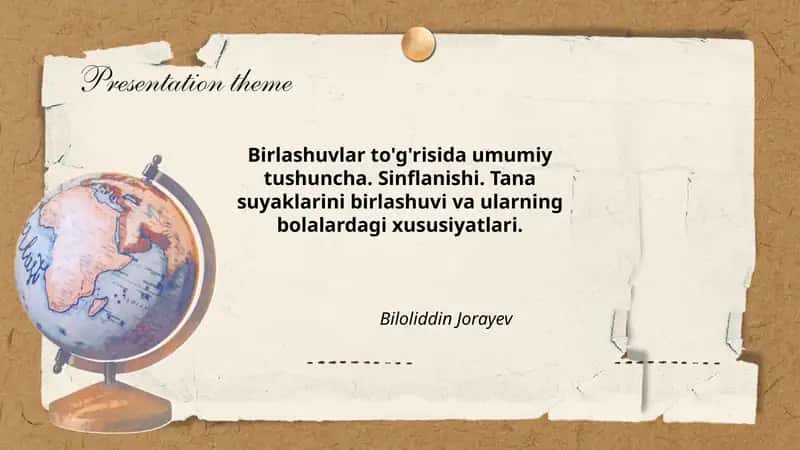 Birlashuvlar to'g'risida umumiy tushuncha 1