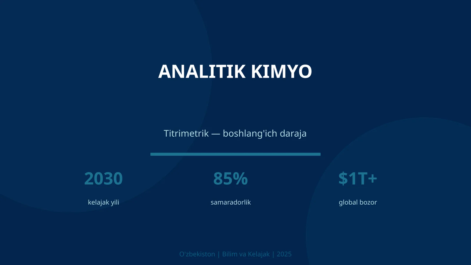 Analitik Kimyo 1