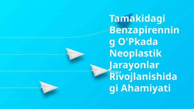 Tamakidagi Benzapirenning O'Pkada Neoplastik Jarayonlar Rivojlanishidagi Ahamiyati 1