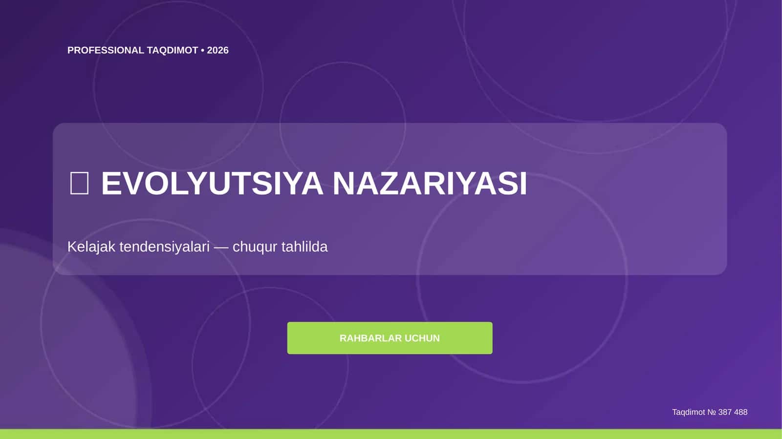 EVOLYUTSIYA NAZARIYASI 1