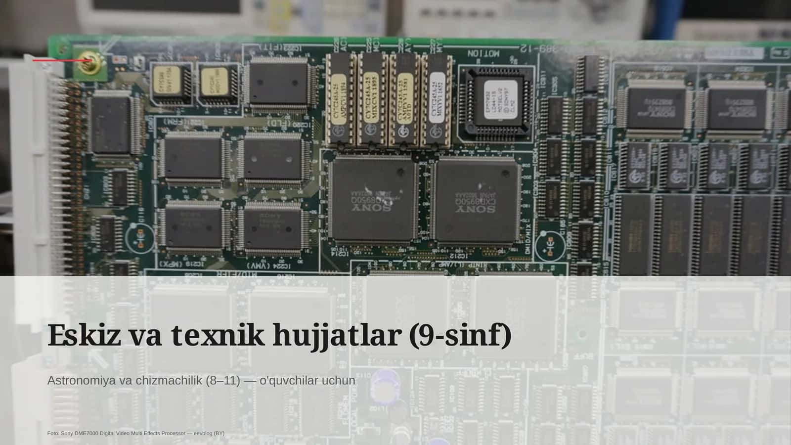 Eskiz va texnik hujjatlar (9-sinf) 1
