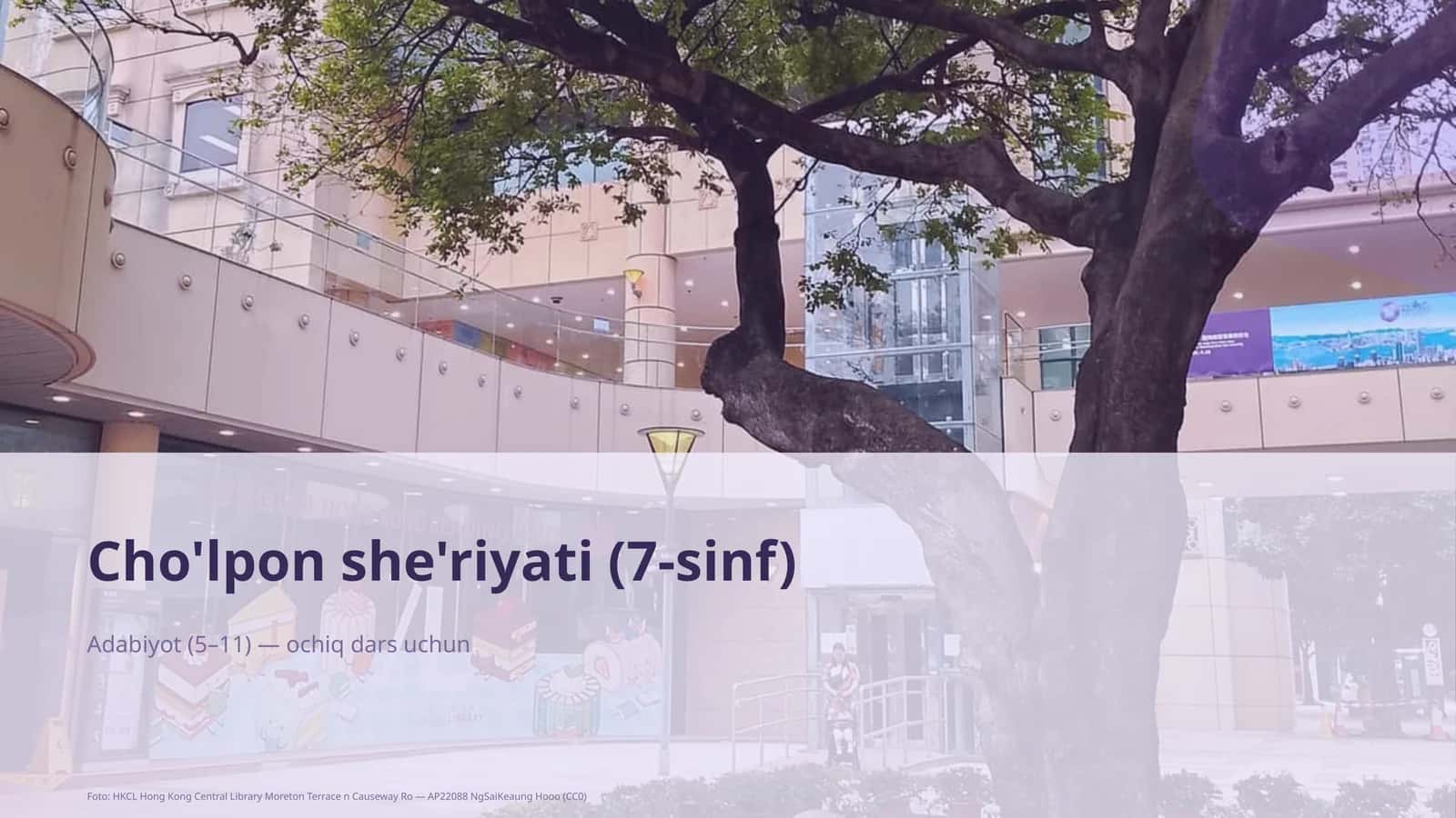 Cho'lpon she'riyati (7-sinf) 2