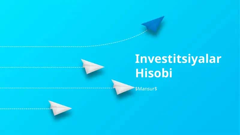 Investitsiyalar Hisobi 1