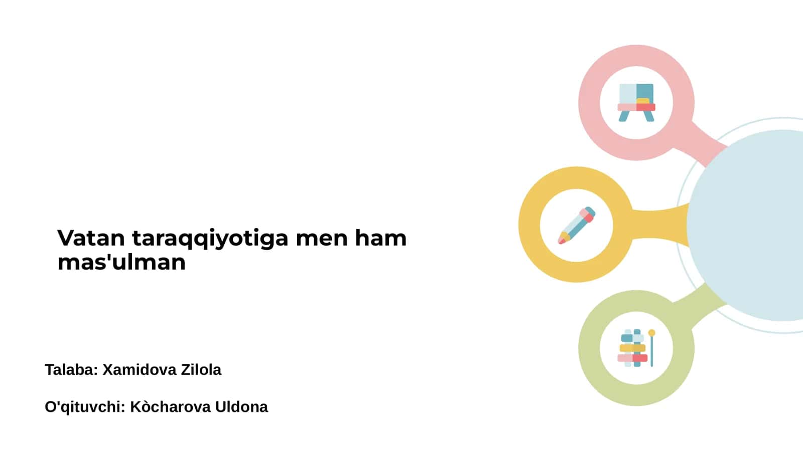 Vatan taraqqiyotiga men ham mas'ulman 1