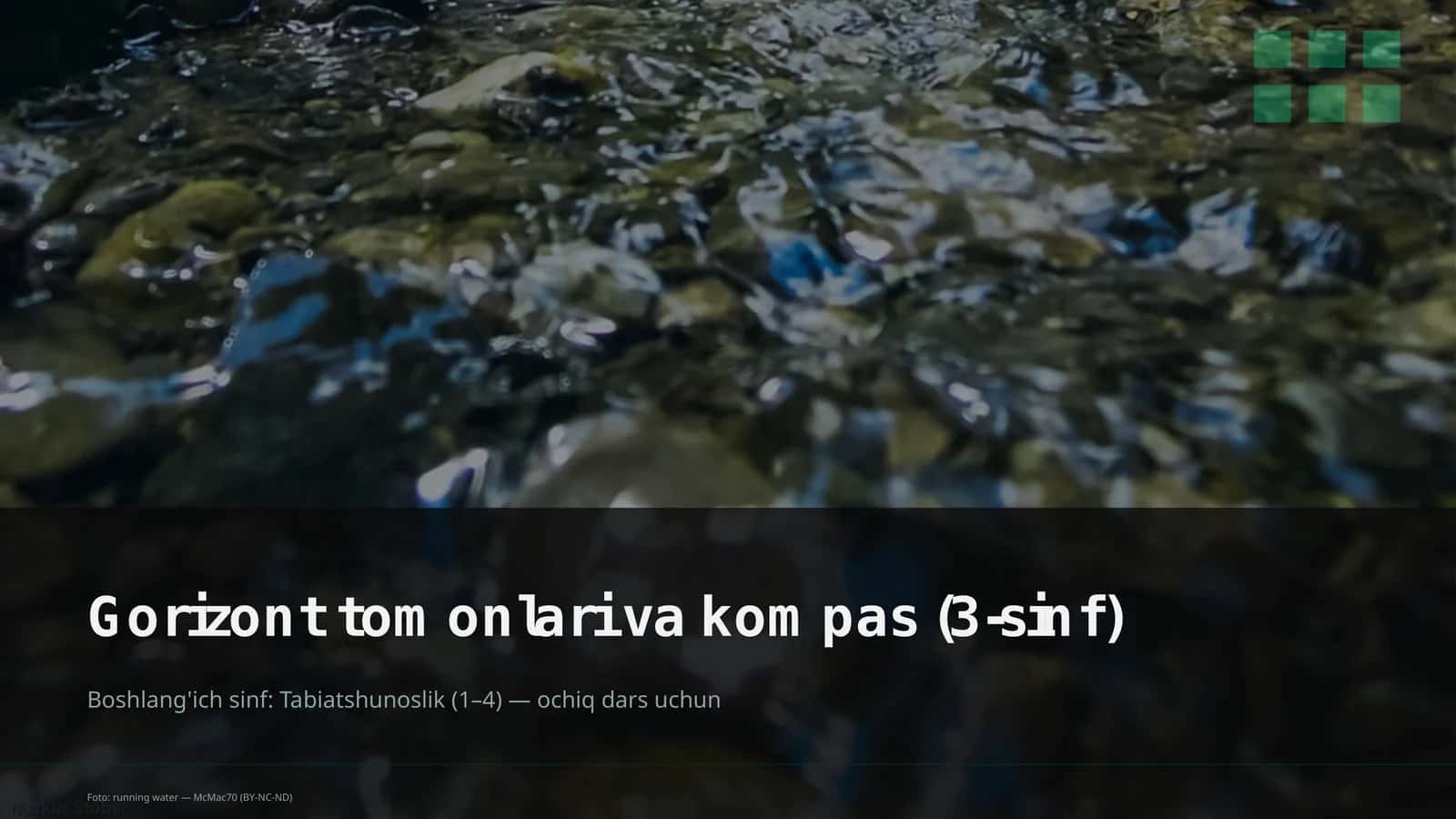 Gorizont tomonlari va kompas (3-sinf) 1