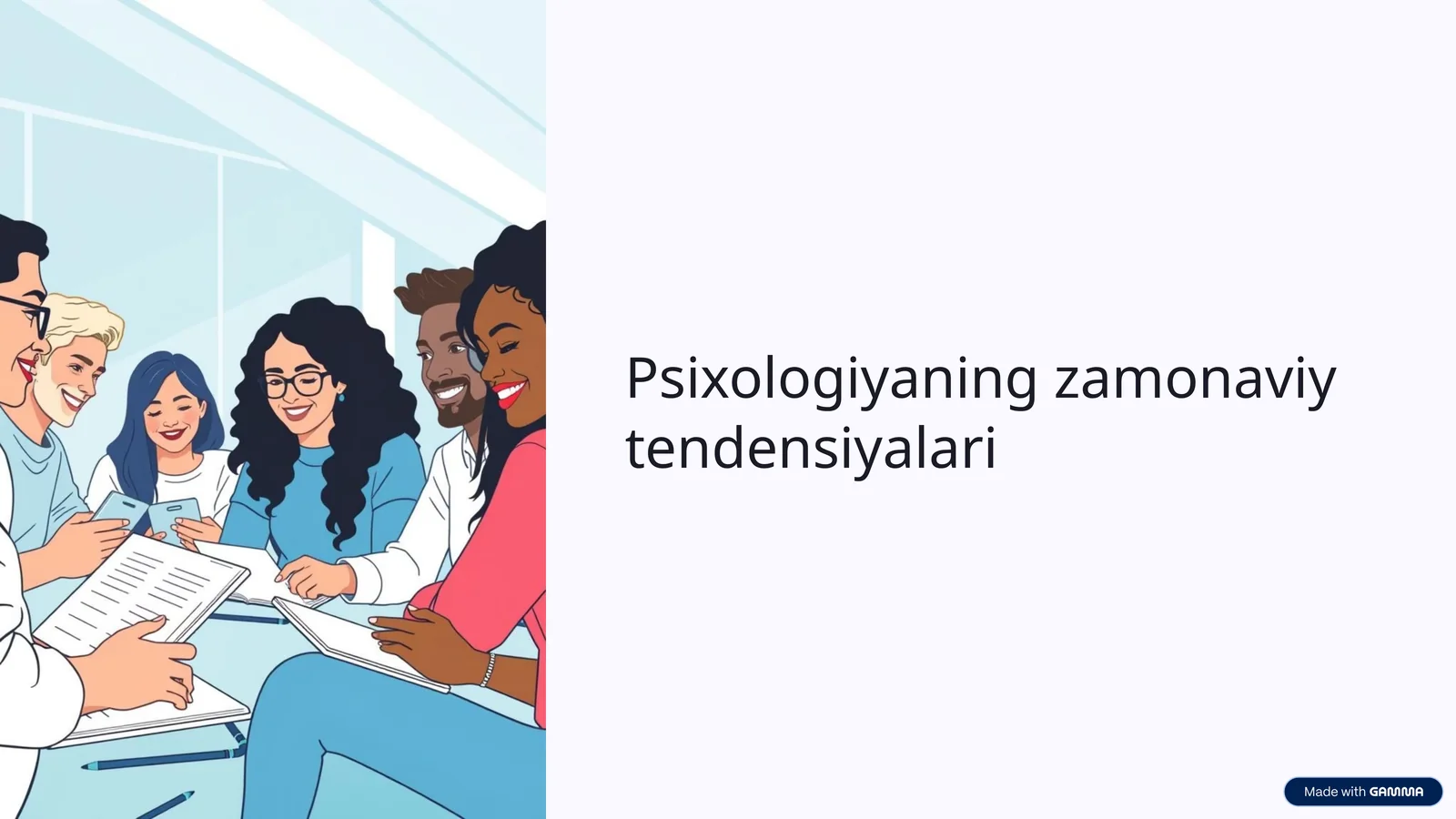 Psixologiyaning zamonaviy tendensiyalari 1