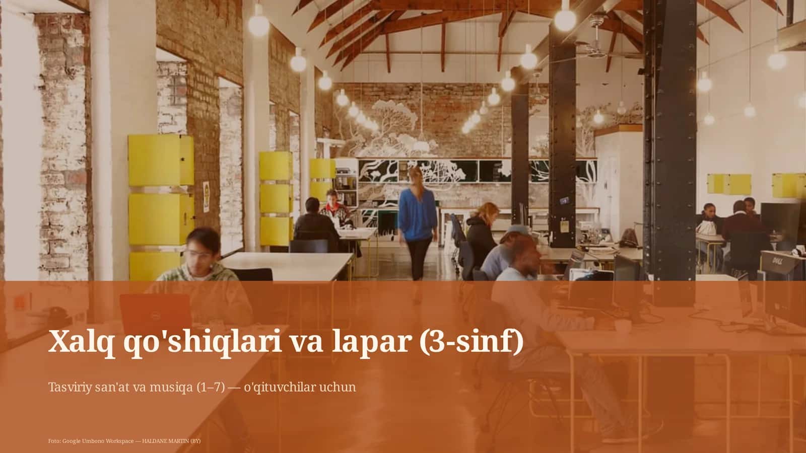 Xalq qo'shiqlari va lapar (3-sinf) 1