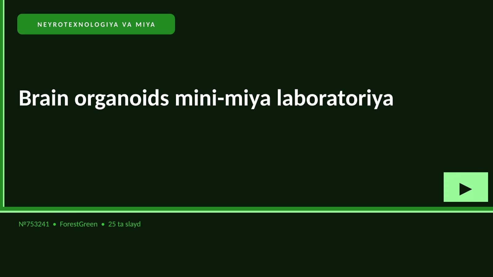Brain Organoids Mini-Miya Laboratoriya 1