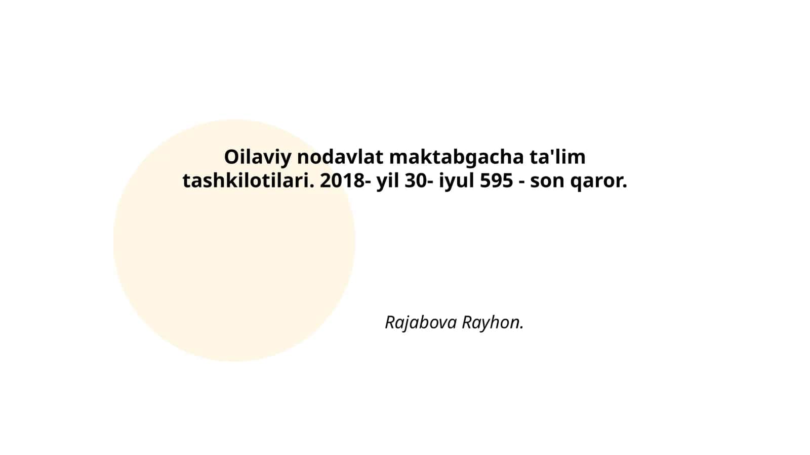 Oilaviy nodavlat maktabgacha ta'lim tashkilotlari 1