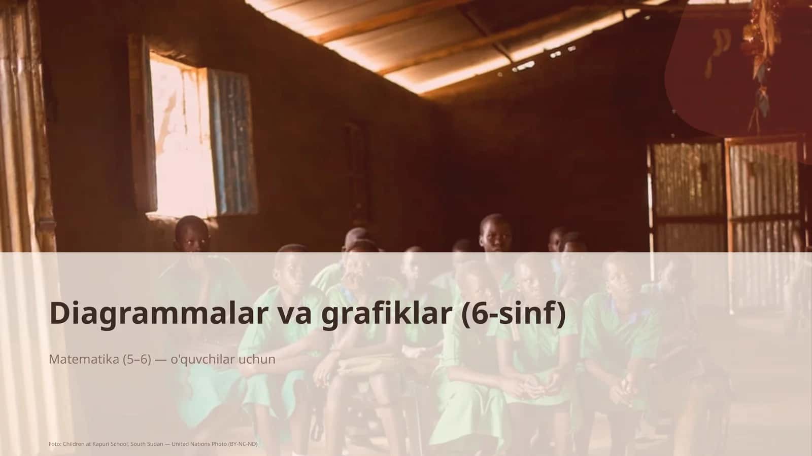 Diagrammalar va grafiklar (6-sinf) 1