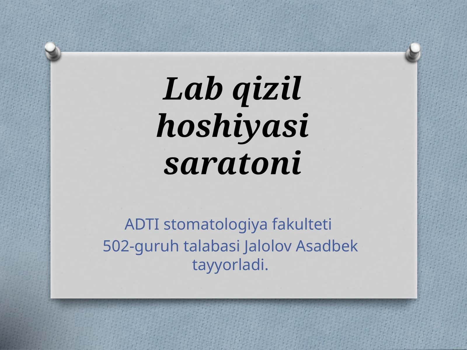 Labqizilhoshiyasisaratoni 1
