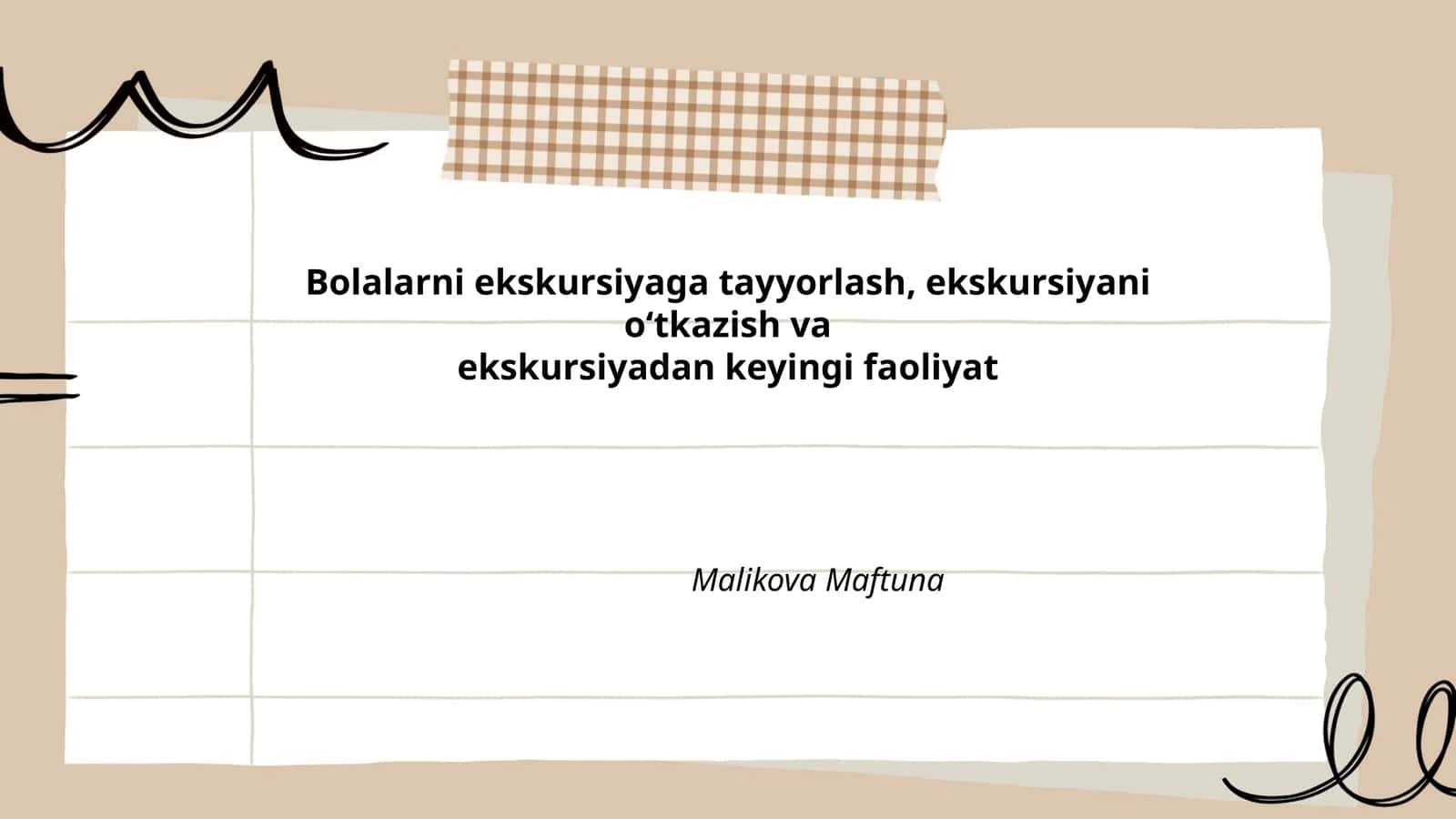 Bоlаlаrni ekskursiyаgа tаyyоrlаsh, ekskursiyаni о‘tkаzish vа 1
