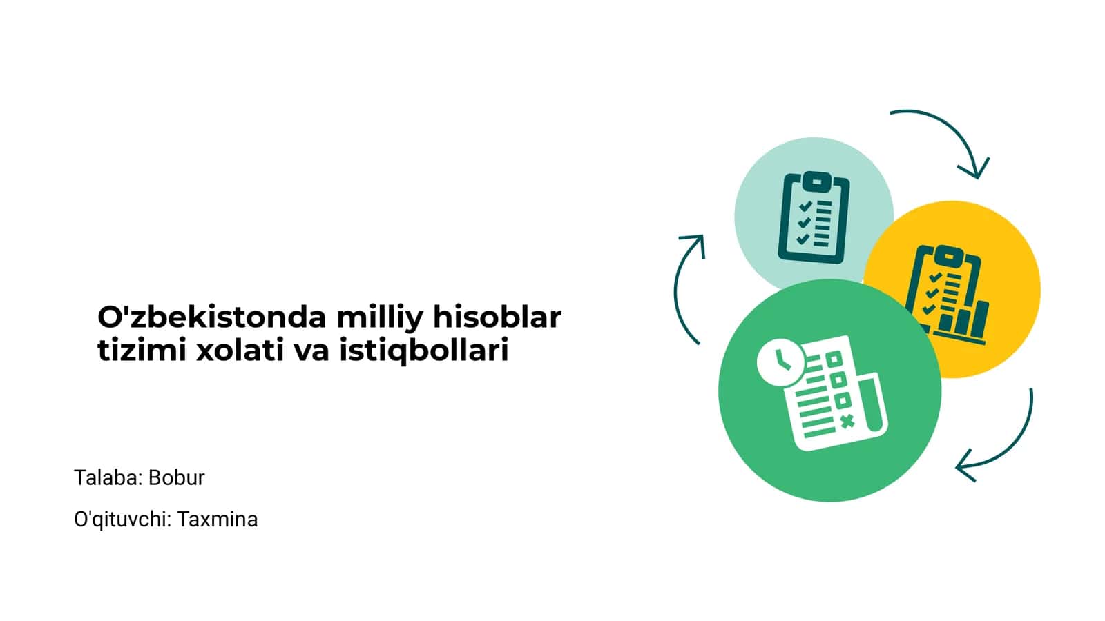 O'zbekistonda milliy hisoblar tizimi xolati va istiqbollari 1
