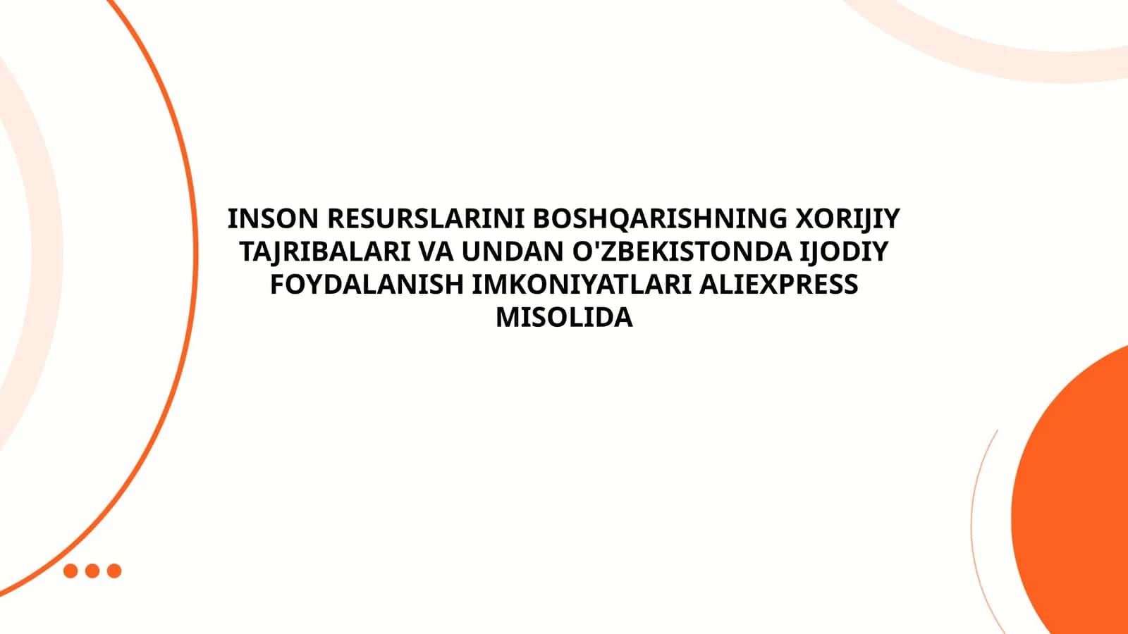 Xitoyda inson resurslarini boshqarish tajribasi 1