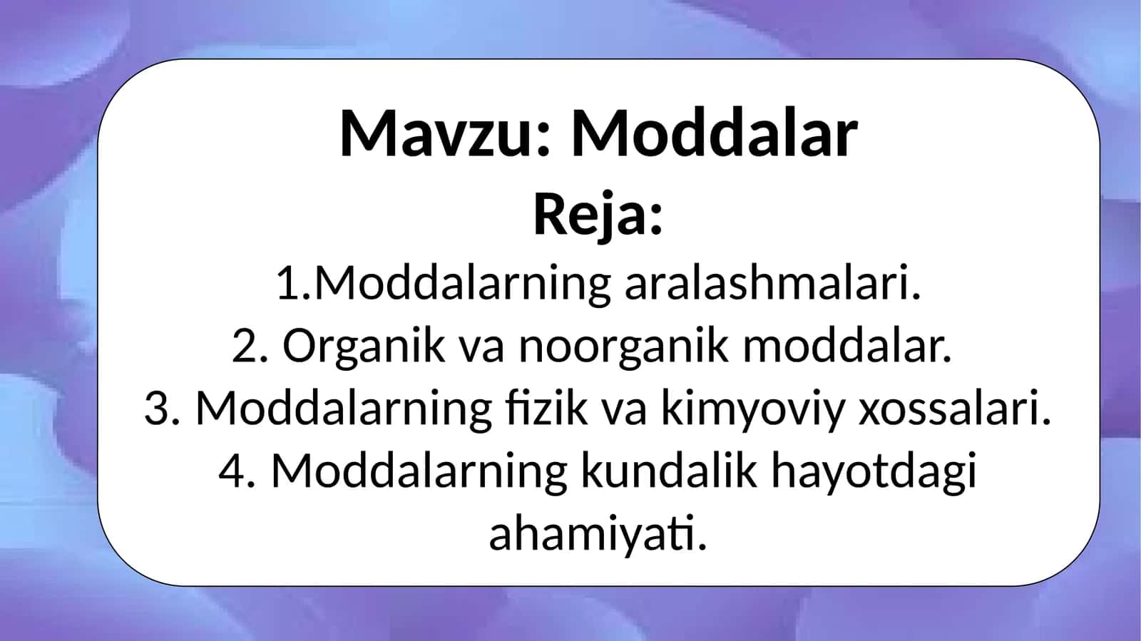 Moddalar 1