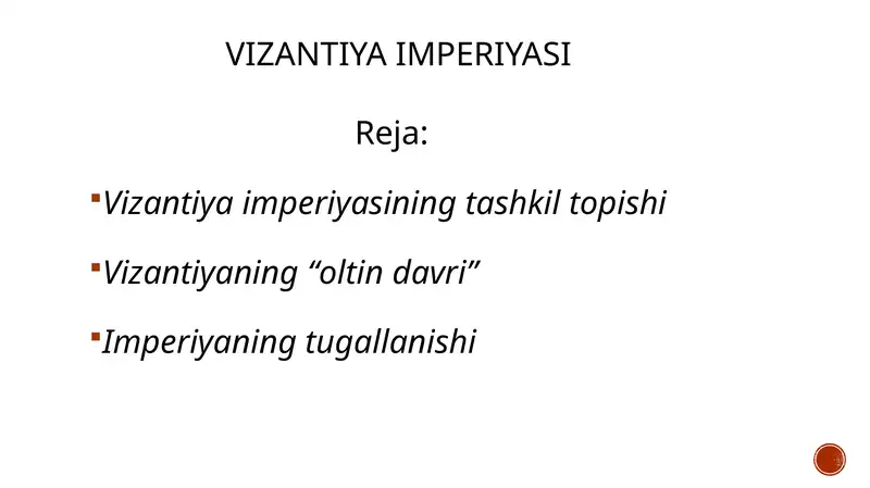 Vizantiya imperiyasi 1
